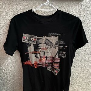 Guess Black Retro Graphic Tee